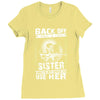 Back Of I Have A Crazy Sister Ladies Fitted T-Shirt