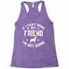 if i can't bring my dog i'm not going Racerback Tank