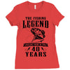The Fishing Legend Reeling Them In For 40 Years Ladies Fitted T-Shirt
