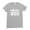 i love my chinese wife Ladies Fitted T-Shirt