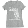 irritable owl syndrome Ladies Fitted T-Shirt
