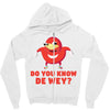 Do You Know De Wey Zipper Hoodie