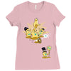 playing with monsters Ladies Fitted T-Shirt