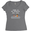 there is no princess Women's Triblend Scoop T-shirt