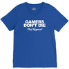gamers don't die they respawn V-Neck Tee