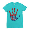 july 4 Ladies Fitted T-Shirt