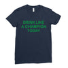 drink like Ladies Fitted T-Shirt