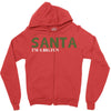 santa i'm a big fun Zipper Hoodie