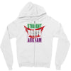 straight outta arkham Zipper Hoodie