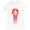 basketball jump Ladies Fitted T-Shirt