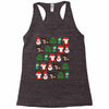 christmas pixel Racerback Tank