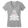 I Am Bulldog Actually In A Very Commited Relationship Women's V-Neck T-Shirt