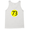 73 the perfect number t shirt the big bang theory cool funny Tank Top