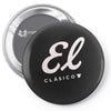 el clasico Pin-back button