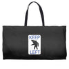 keep left shark Weekender Totes