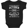legends were born in october genuıne 1996 qualıty one kind of aged l Baby Bodysuit