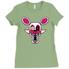 mangle head Ladies Fitted T-Shirt