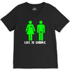 life is simple funny V-Neck Tee