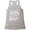 Daddy is my Hero Racerback Tank
