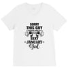 sorry this guy is already taken by a super sexy  january girl V-Neck Tee