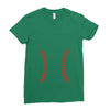 Baseball Mom Ladies Fitted T-Shirt