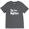 the dogfather dalmatian white V-Neck Tee