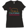 neon sign california Ladies Fitted T-Shirt