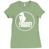 pj harvey singer retro Ladies Fitted T-Shirt