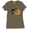 ghost rider and son Ladies Fitted T-Shirt
