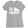 the dogfather cavalier king charles spaniel white Ladies Fitted T-Shirt