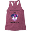 twilight has special eyes Racerback Tank