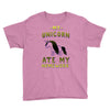 my unicorn ate my homework Youth Tee