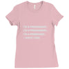 i'm a programmer computer code Ladies Fitted T-Shirt
