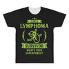 I am a Lymphoma Cancer Survivor - What's Your Superpower? All Over Men's T-shirt