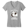 professional cage fighter Women's V-Neck T-Shirt