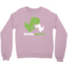 daddysaurus dinosaur dino Crewneck Sweatshirt