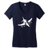 mcdonnell f 4 phantom us air force luftwaffe marine navy vietnam Women's V-Neck T-Shirt