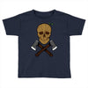skull wood Toddler T-shirt