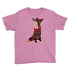 floral fox Youth Tee