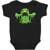 toxic monster 2 Baby Bodysuit