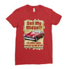 sell midget ideal birthday gift or present Ladies Fitted T-Shirt