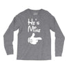 he's mine she's mine Long Sleeve Shirts
