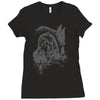 wolf princess warrior Ladies Fitted T-Shirt