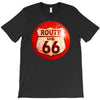 route 66 sign distressed, ideal birthday gift or present T-Shirt