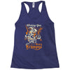 scary krampus Racerback Tank