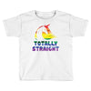 Totally Straight Lgbt Unicorn Toddler T-shirt