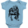 comunist monkey Baby Onesie