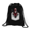 waiting for francis Drawstring Bags