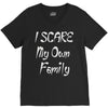 i scare my own family V-Neck Tee