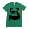 panda bear Ladies Fitted T-Shirt